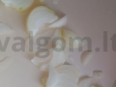 Žuvinė su jaunu žaliu žirniu Žingsnis 3