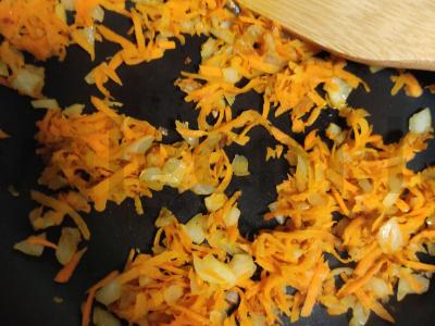 Aštrus žuvies sriuba su bulguru ir špinatais Žingsnis 1