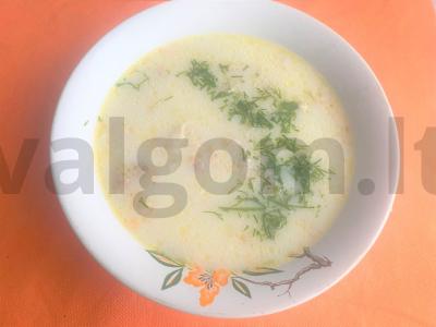 Švelni grybų sriuba su sūriu pagrindine nuotrauka