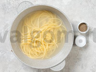 Makaronai su baklažanais Žingsnis 2