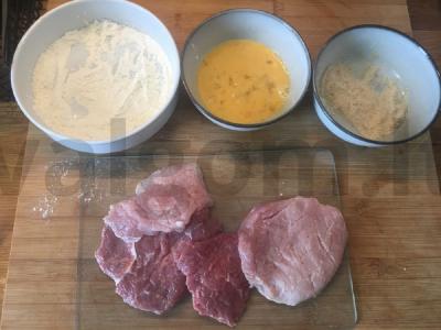 Keptos kotletai su sūriu Žingsnis 4