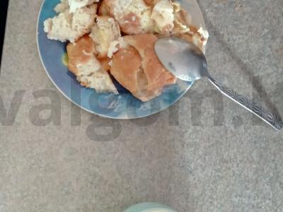Namų skrudinta duona su pienu ir kiaušiniu Žingsnis 4