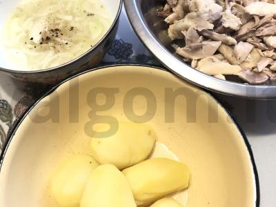 Beshbarmakas su vištienos šlaunelėmis Žingsnis 4