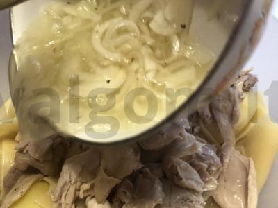 Beshbarmakas su vištienos šlaunelėmis Žingsnis 8