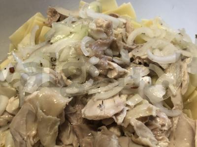 Beshbarmakas su vištienos šlaunelėmis Žingsnis 9