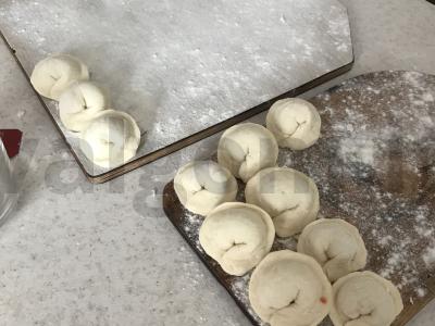 Namų virtiniai su kiaulienos ir jautienos faršu Žingsnis 11