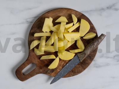 Sriuba su meatballs lėkštėje Žingsnis 4