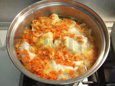 Kopūstai vaikų meniu Žingsnis 4