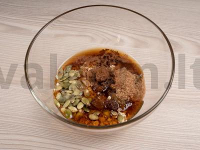 Kepta avižinė košė su obuolių tyre Žingsnis 1