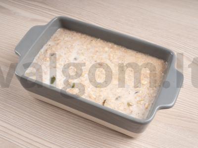 Kepta avižinė košė su obuolių tyre Žingsnis 3