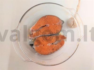 Švelni lašiša grietinėlės padaže Žingsnis 1