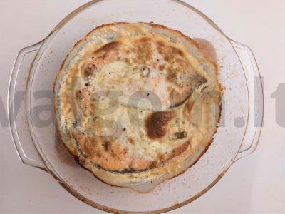 Švelni lašiša grietinėlės padaže Žingsnis 3