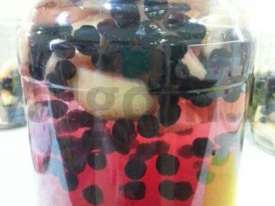 Obuolių kompotas su juodųjų serbentų Žingsnis 4