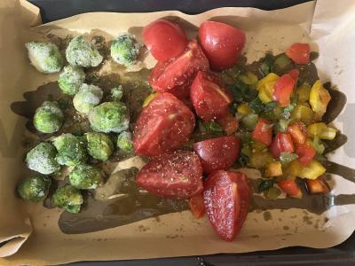 Mėsos padažas iš keptų daržovių Žingsnis 3