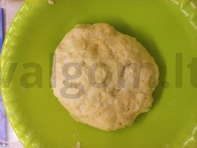 Mėsos pyragas su bulvėmis ruginių miltų Žingsnis 1