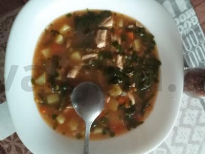 Lentynų, špinatų, kalakutienos troškinys pagrindine nuotrauka