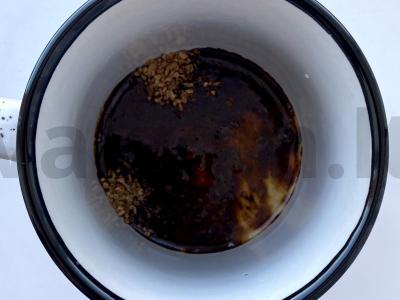 Ledinis kava su vaniliniu sirupu Žingsnis 1