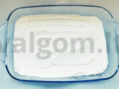 Namų tiramisu be kiaušinių Žingsnis 2