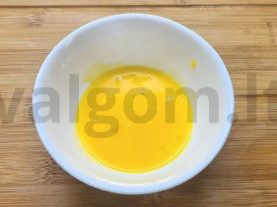 Pasta karbonara su bekonu, grietinėmis ir česnaku Žingsnis 3