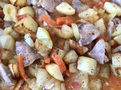 Vištienos troškinys su daržovėmis Žingsnis 6