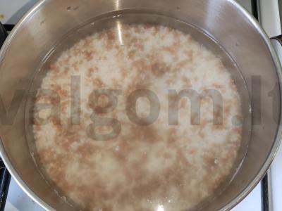 Ryžių ir grikių garnyras Žingsnis 2