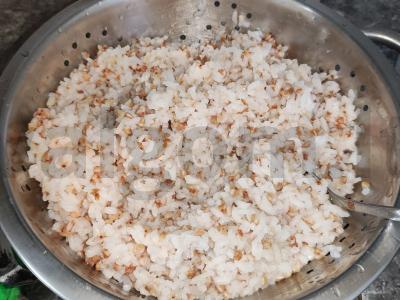 Ryžių ir grikių garnyras Žingsnis 3