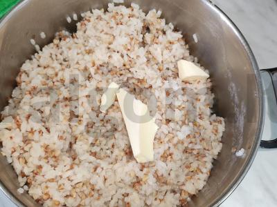 Ryžių ir grikių garnyras Žingsnis 4