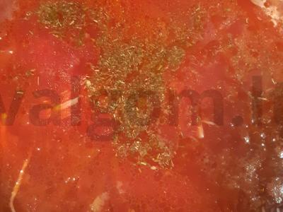 Greitas burokėlių sriubos receptas iš daržovių mišinio Žingsnis 8