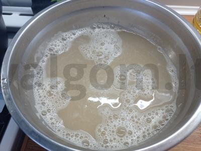 Pšenių košė kaip garnyras Žingsnis 1