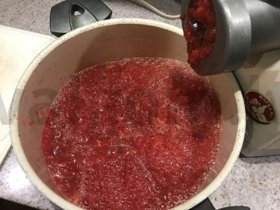 Namų adžika su paprikomis ir česnaku Žingsnis 3