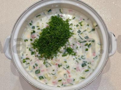 Okroška su kefyru Žingsnis 7