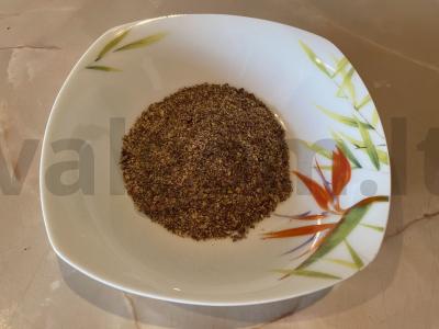 Lino košė su bananais ir cinamonu Žingsnis 1