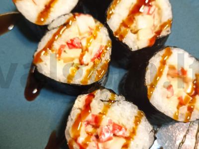 Krabų „Unagi roll“ pagrindine nuotrauka