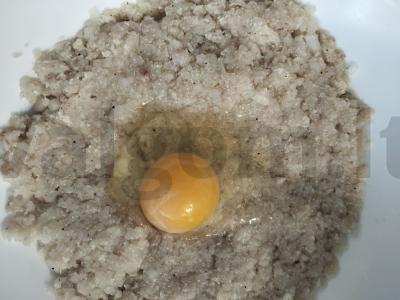 Žuvies dešrelės su kiaušiniu viduje Žingsnis 1