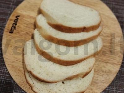 Minni-pica iš duonos Žingsnis 1