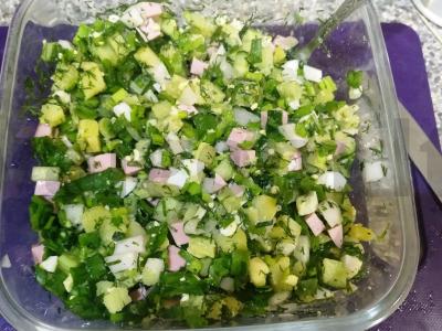 Paprasta okroška su daikonu ant kvašo Žingsnis 8