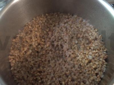 Grikių košė su grybais ir varškės sūriu Žingsnis 1