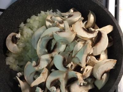 Grikių košė su grybais ir varškės sūriu Žingsnis 3