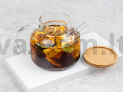 Apelsinų arbata su mėtomis Žingsnis 2