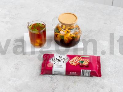 Apelsinų arbata su mėtomis pagrindine nuotrauka