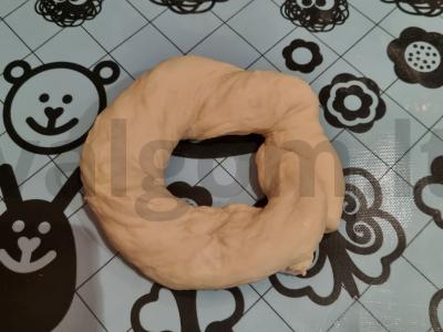 Sūrio įdaru bublikai Žingsnis 3