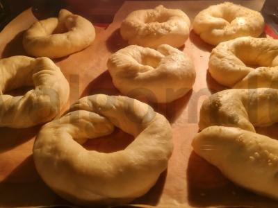 Sūrio įdaru bublikai Žingsnis 4