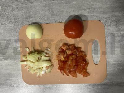 Paprastas ir greitas bolonijos receptas Žingsnis 2