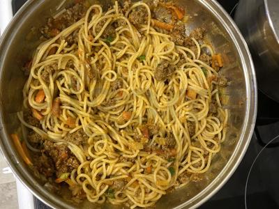 Paprastas ir greitas bolonijos receptas Žingsnis 5