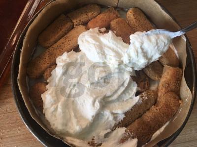 Tiramisu sūrio pyragas Žingsnis 6