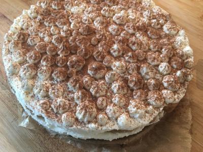 Tiramisu sūrio pyragas Žingsnis 9