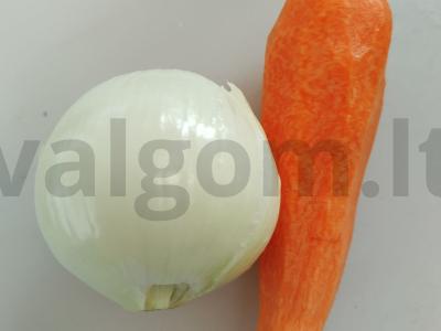 Pyragas su perliniu miežiu ir jautiena Žingsnis 1