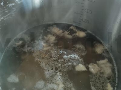 Pyragas su perliniu miežiu ir jautiena Žingsnis 2