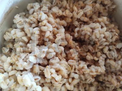 Pyragas su perliniu miežiu ir jautiena Žingsnis 3