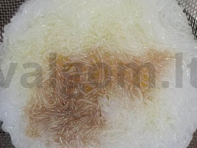 Ryžių makaronai su midijomis Žingsnis 3